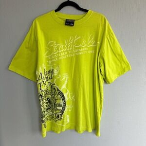 South Pole Neon Yellow Tee Men's XXL